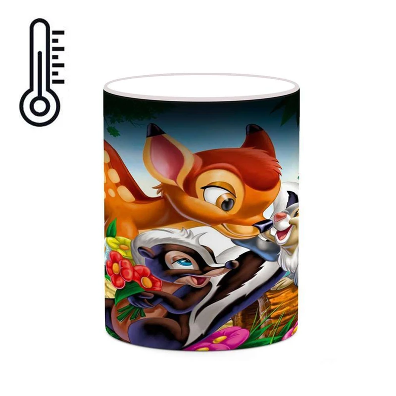 ماگ حرارتی کاکتی مدل کارتون Bambi کد mgh22227