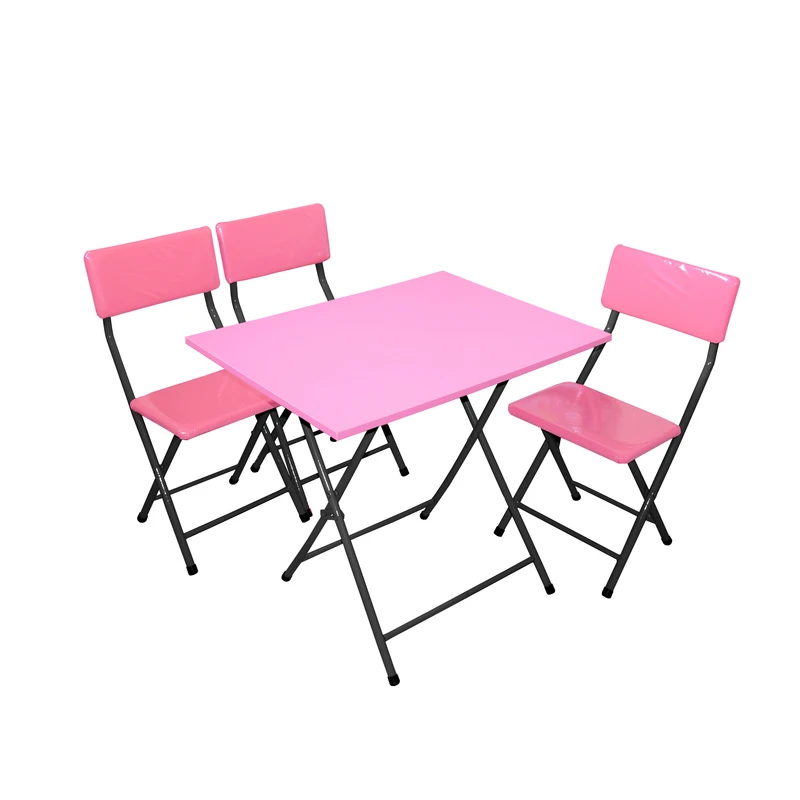 میز و صندلی ناهارخوری سه نفره میزیمو مدل تاشو کد 10205 