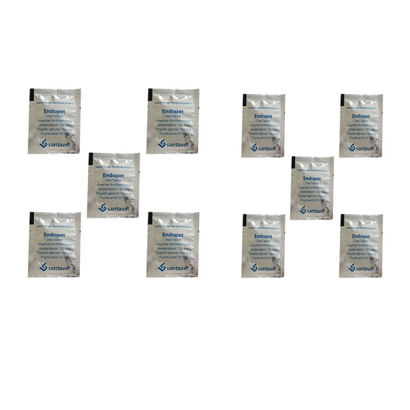 قرص ضد انگل سگ و گربه اندوپت مدل ORAL مجموعه 10 عددی