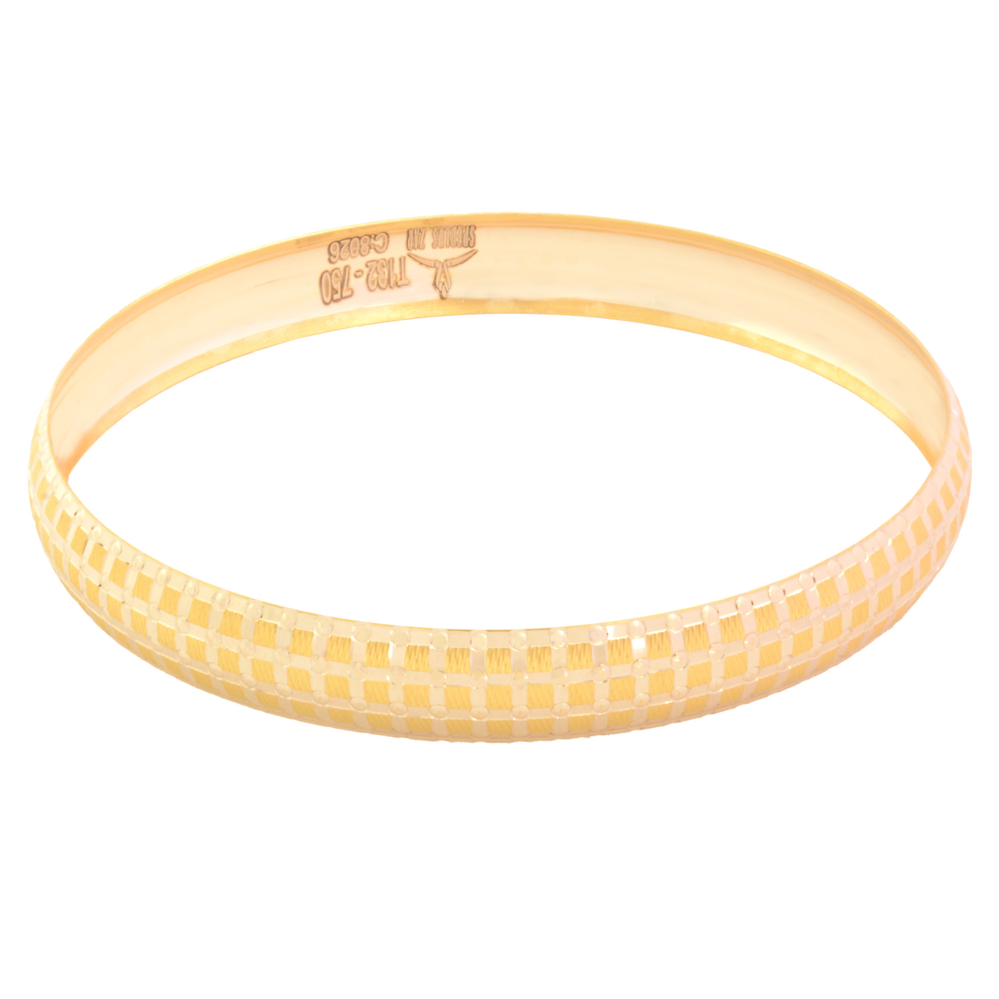 النگو طلا 18 عیار زنانه طلای مستجابی مدل اسپرلوس کد 2