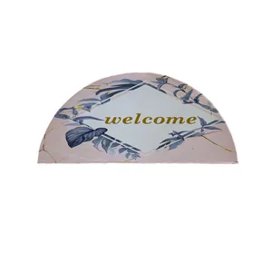  پادری مدل نیم دایره طرح Welcome کد 8436 سایز 90×45 سانتی متر