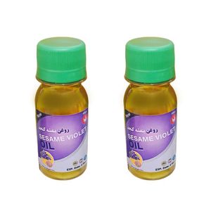 روغن بنفشه پامکا مدل پایه کنجد حجم 60 میلی لیتر مجموعه 2 عددی