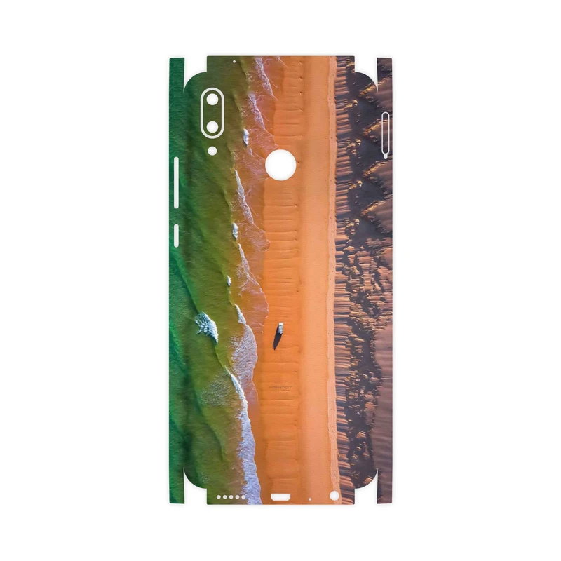برچسب پوششی ماهوت مدل Beach and Green Sea-FullSkin مناسب برای گوشی موبایل هوآوی Y9 2019