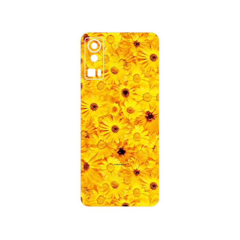 برچسب پوششی ماهوت مدل Yellow_Flower مناسب برای گوشی موبایل جی پلاس X20