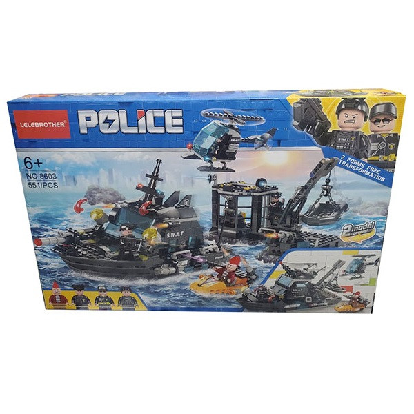 ساختنی مدل لی لی برادر سری Police کد 8603