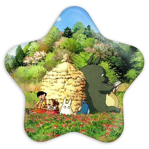 پیکسل خندالو طرح توتورو و ناتسوکی و می انیمه توتورو Totoro مدل ستاره ای کد 12830