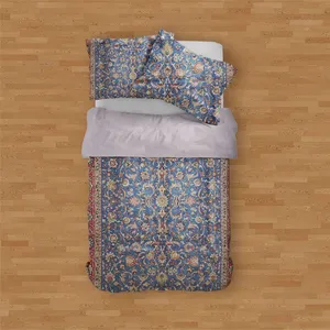 سرویس روتختی مدوپد طرح فرش ساروق مدل C-Sarough13 یک نفره 4 تکه