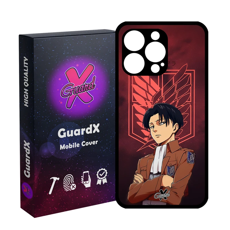 کاور گارد ایکس طرح Levi Anime مدل Glass10478 مناسب برای گوشی موبایل اپل iPhone 13 Pro