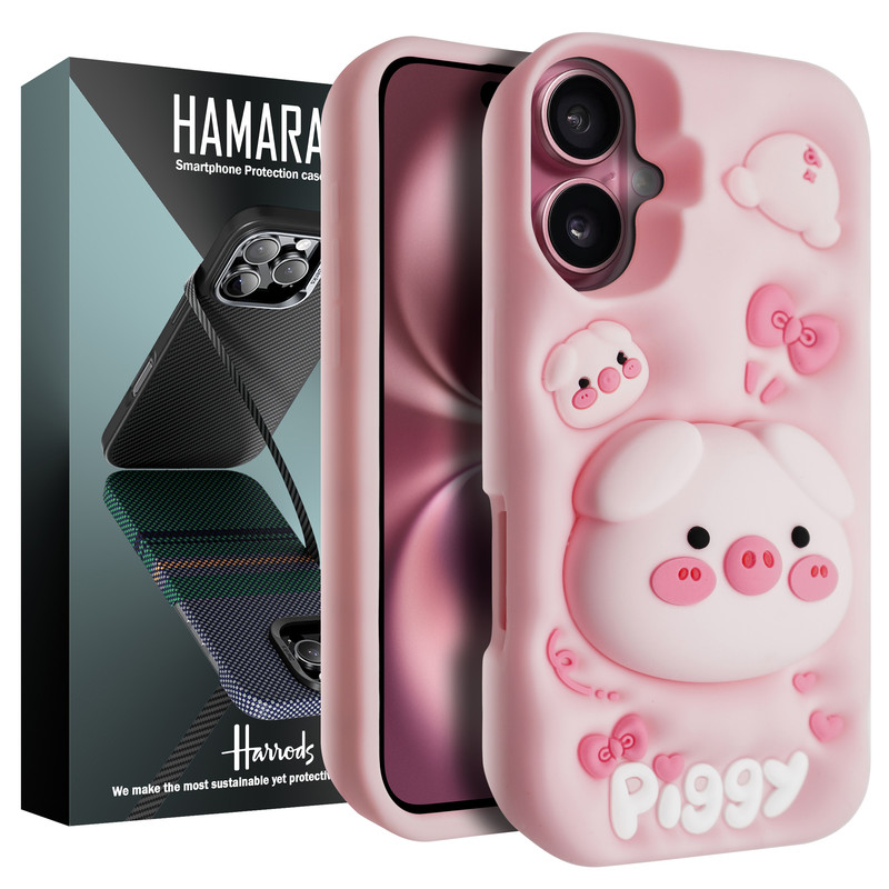 کاور هاروتز مدل Piggy مناسب برای گوشی موبایل اپل Iphone 16