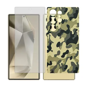 Glass Together model matte screen protector for Samsung Galaxy S22 Ultra mobile phone with back cover sticker