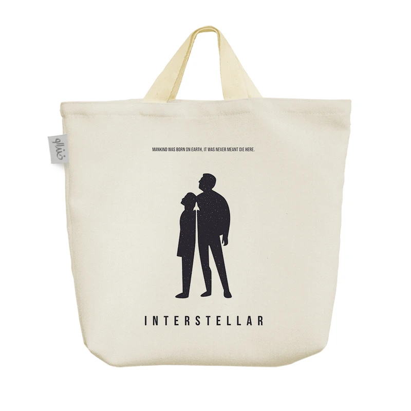 ساک خرید خندالو مدل فیلم در میان ستارگان Interstellar  کد 6152