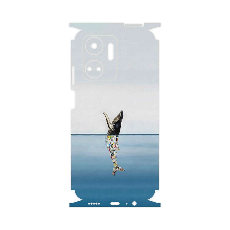 برچسب پوششی ماهوت مدل Collage of Sea Trash-FullSkin مناسب برای گوشی موبایل آنر X7a