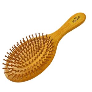 برس مو کارامل مدل چوبی بامبو کد 77164