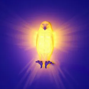 چراغ خواب مدل عقاب RGB