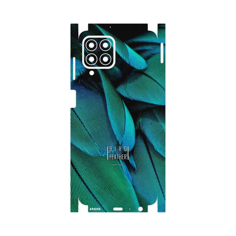 برچسب پوششی ماهوت مدل Green Feather-FullSkin مناسب برای گوشی موبایل سامسونگ Galaxy M33