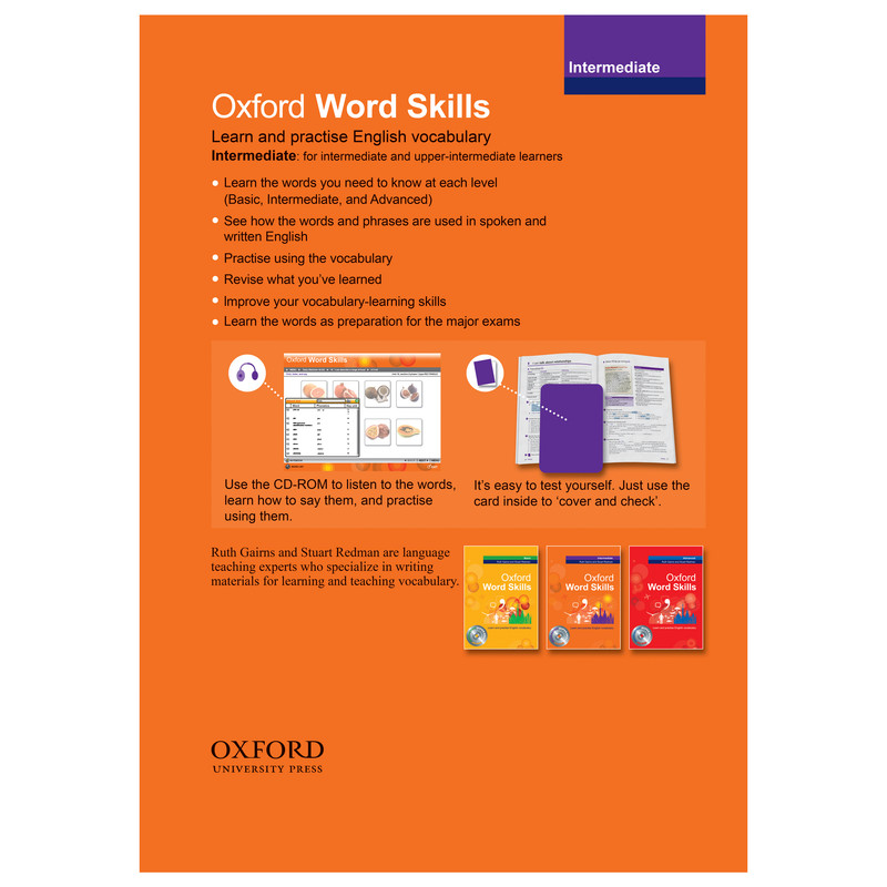 کتاب Oxford Word Skills Intermediate اثر Ruth Gairns and Stuart Redman انتشارات هدف نوین