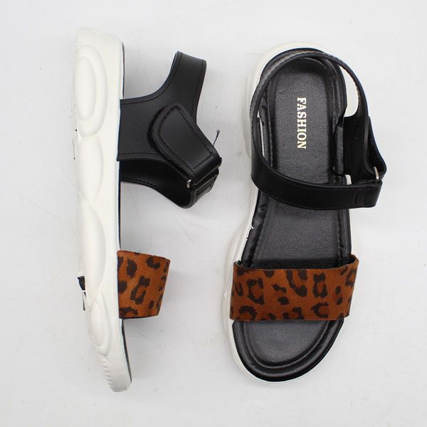 صندل زنانه پاپا مدل ملودی پلنگی کد 1-1388-GY -  - 39