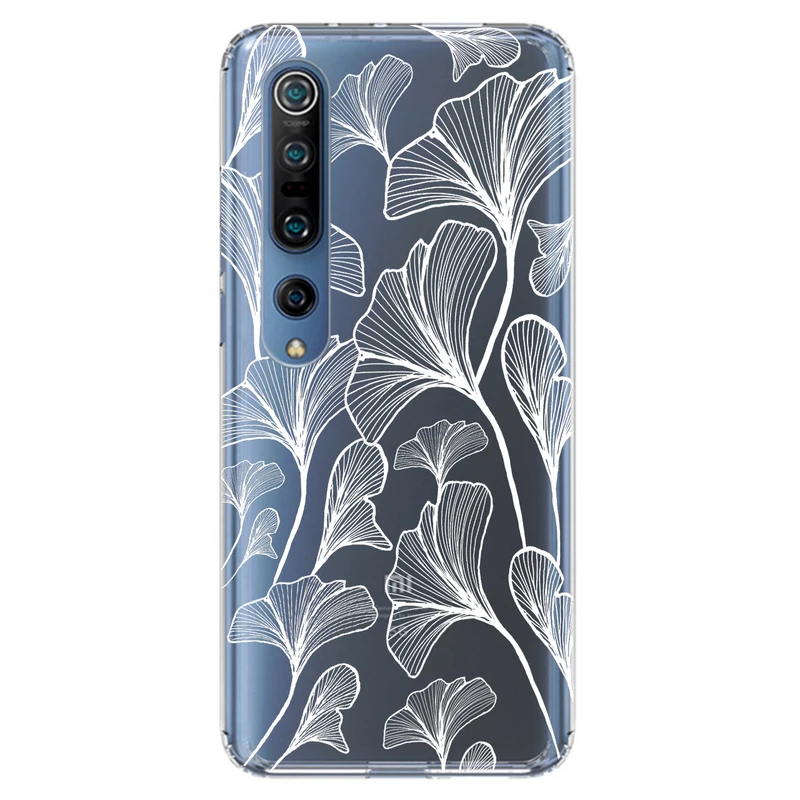 کاور مگافون طرح برگ مدل C51-W مناسب برای گوشی موبایل شیائومی Mi 10 5G / Mi 10 Pro 5G