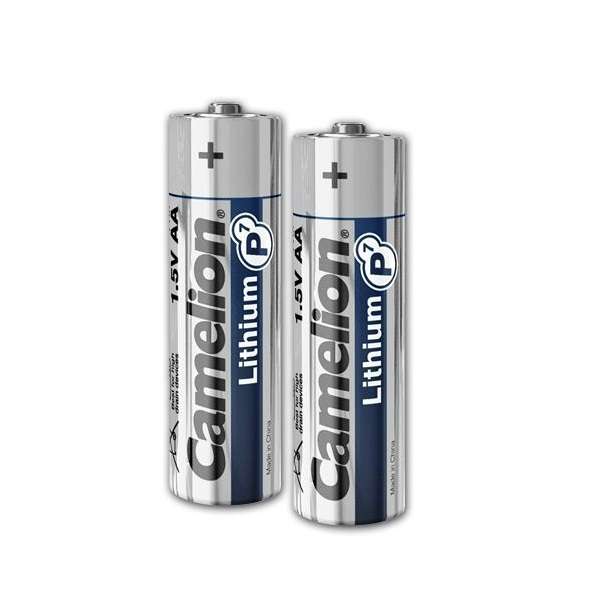 باتری قلمی قابل شارژ کملیون مدل Lithium P7™ FR6 AA بسته 2 عددی
