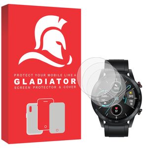 نقد و بررسی محافظ صفحه نمایش گلادیاتور مدل GWP3000 مناسب برای ساعت هوشمند آنر Magic Watch 2 46mm بسته سه عددی توسط خریداران