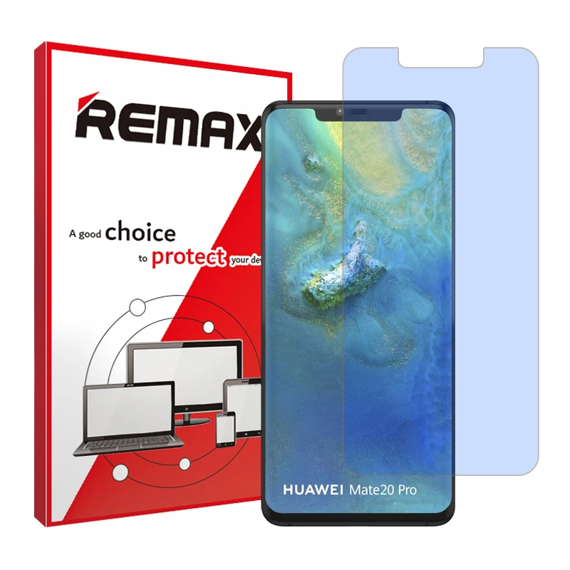 محافظ صفحه نمایش ضداشعه آبی ریمکس مدل Resistant مناسب برای گوشی موبایل هوآوی Mate 20 Pro