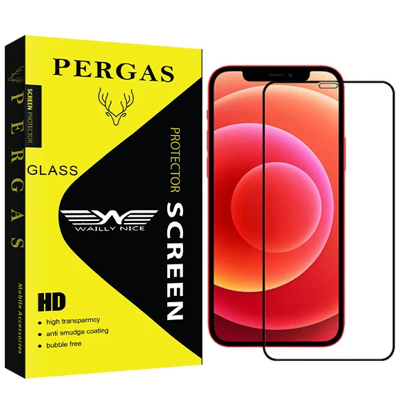 محافظ صفحه نمایش سرامیکی مات وایلی نایس مدل Pergas Glass مناسب برای گوشی موبایل اپل Iphone 12 Pro