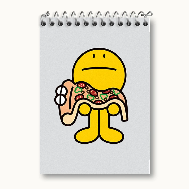 دفتر یادداشت 50 برگ خندالو طرح شکلک بامزه کد N2931