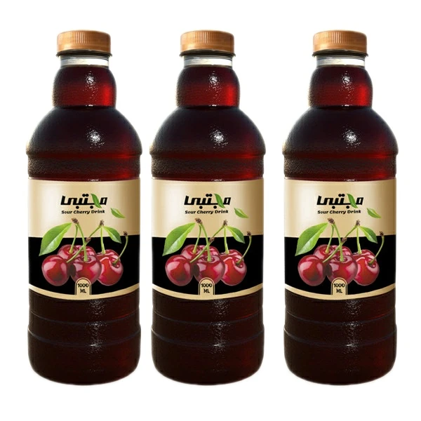 نوشیدنی آلبالو مجتبی - 1000 میلی لیتر بسته 3 عددی