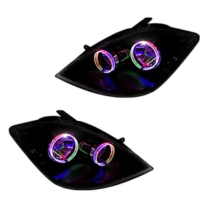 چراغ جلو خودرو گروه پژوهش صنعت مدرن مدل 3D-Ring-B فولکالر مناسب برای تیبا بسته دو عددی