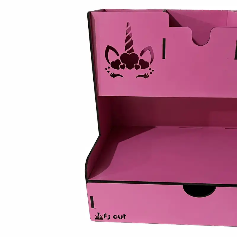 استند لوازم اداری رومیزی اف جی کات مدل کشو دار طرح یونیکورن اسب شاخدار