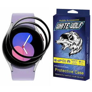 محافظ صفحه نمایش وایت ولف مدل W-2PWM مناسب برای ساعت هوشمند سامسونگ Samsung Watch 5 44mm بسته 2 عددی