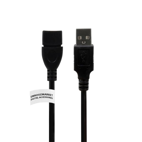 کابل افزایش طول USB 2.0 امروزمارکت مدل EM25D15 طول 3 متر