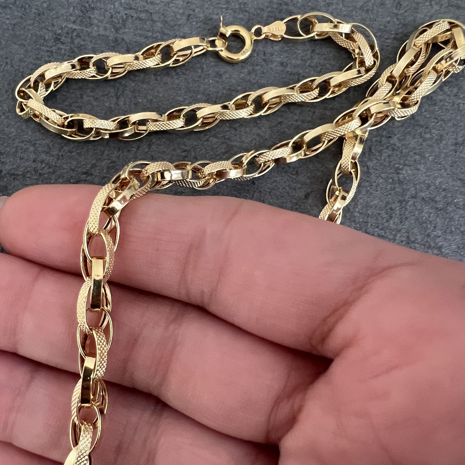 نیم ست طلا 18 عیار زنانه دوست خوب مدل Dk1060 -  - 4