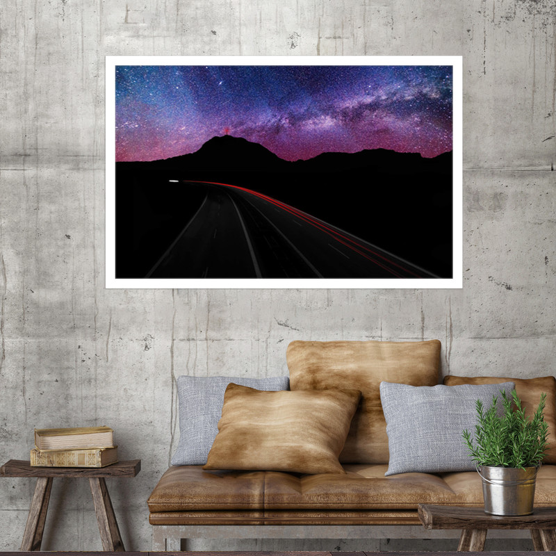 تابلو نوری بکلیت طرح آسمان پرستاره مدل W-MO1480