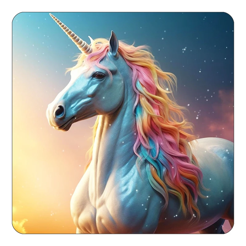 مگنت کاکتی طرح اسب تک شاخ و یونیکورن مدل mp31590