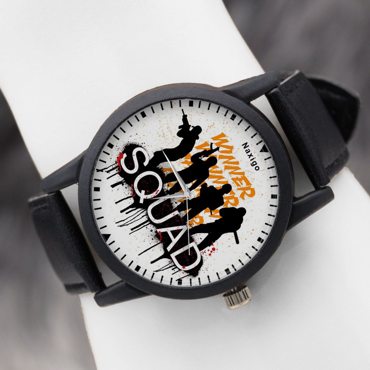 ساعت مچی عقربه ای ناکسیگو طرح PubG کد LF4233 -  - 5