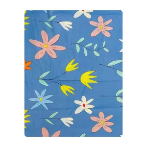 ملحفه آدنو مدل آبرنگ کد IR112 یک نفره سایز 140x250 سانتی متر