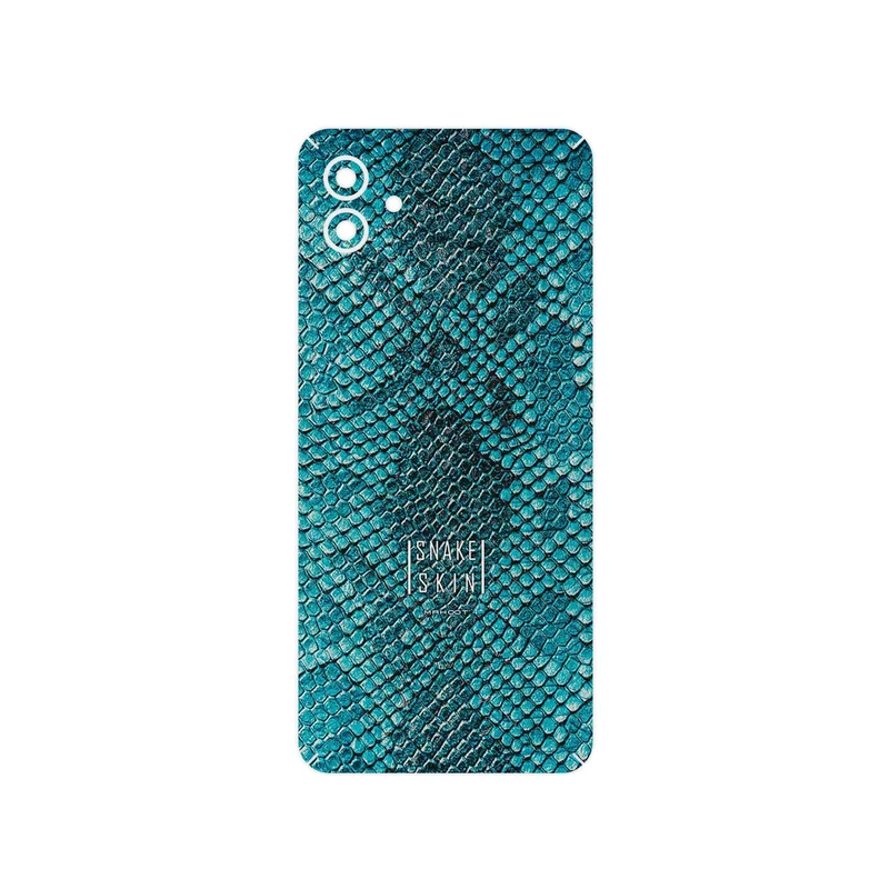 برچسب پوششی ماهوت مدل Blue Snake Skin مناسب برای گوشی موبایل سامسونگ Galaxy A04