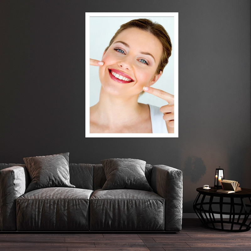 تابلو بکلیت طرح لبخند و دندانپزشکی مدل قاب شاسی W-S9380 تابلو بکلیت طرح لبخند و دندانپزشکی مدل قاب شاسی W-S9380