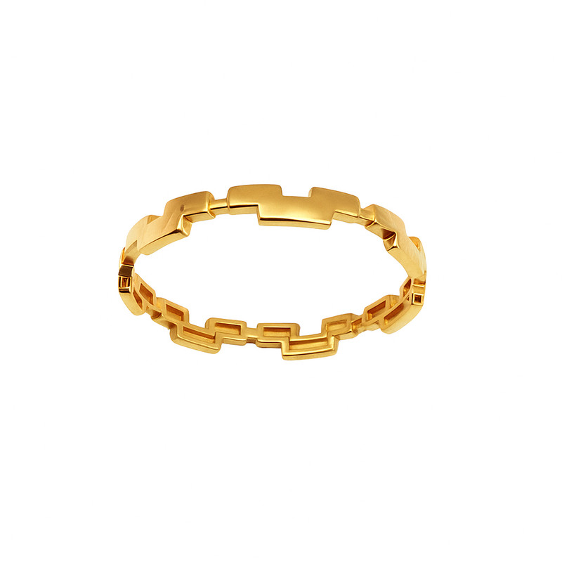 انگشتر طلا 18 عیار زنانه زرلاین مدل  مینیمال کد R-200087 سایز 55