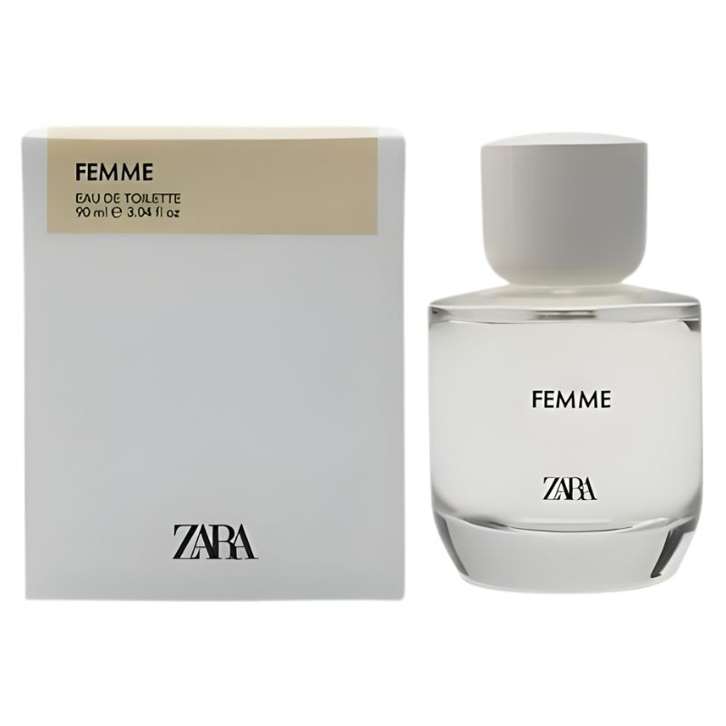 ادوتویلت زنانه زارا مدل Femme با رایحه معتدل حجم 90 میلی‌لیتر