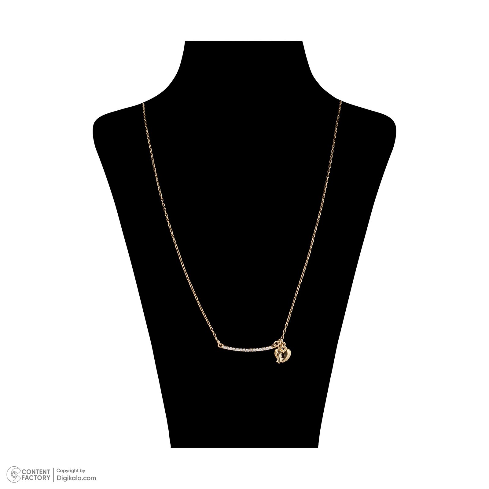 گردنبند طلا 18 عیار زنانه روبی آرت گالری مدل 21296727 -  - 3