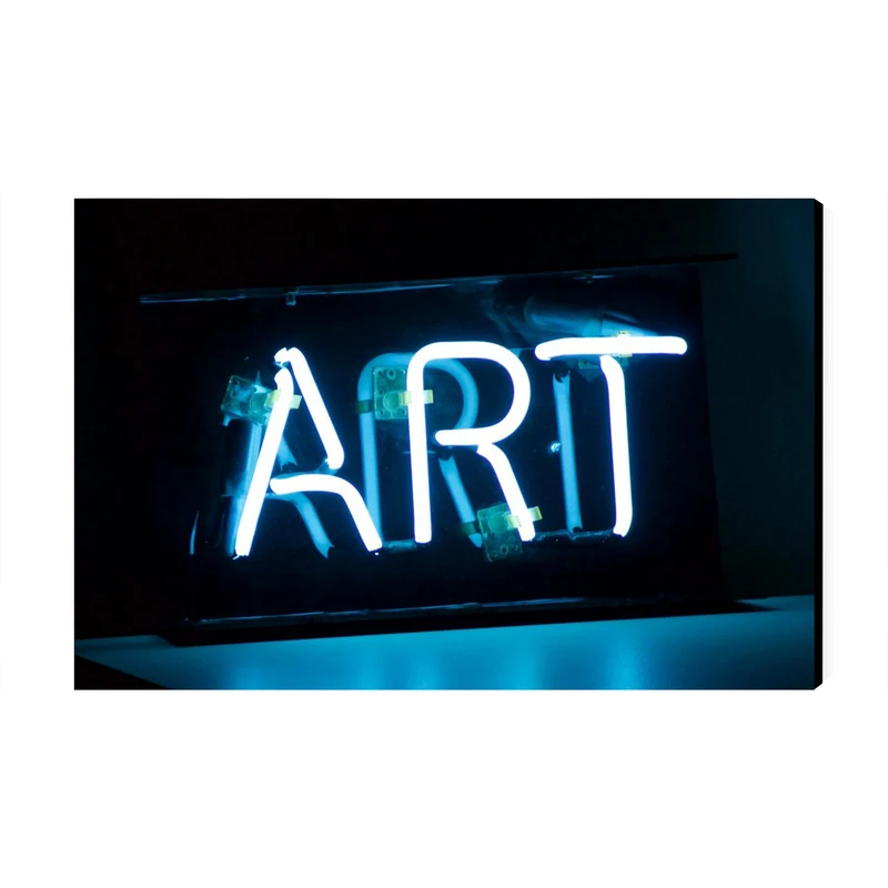 تابلو شاسی عرش مدل فانتزی Art نئونی شبرنگ کد As2984