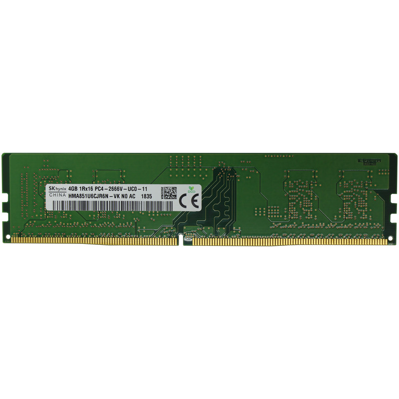 رم دسکتاپ DDR4 تک کاناله 2666 مگاهرتز CL17 اس کی هاینیکس مدل HMA ظرفیت 4 گیگابایت