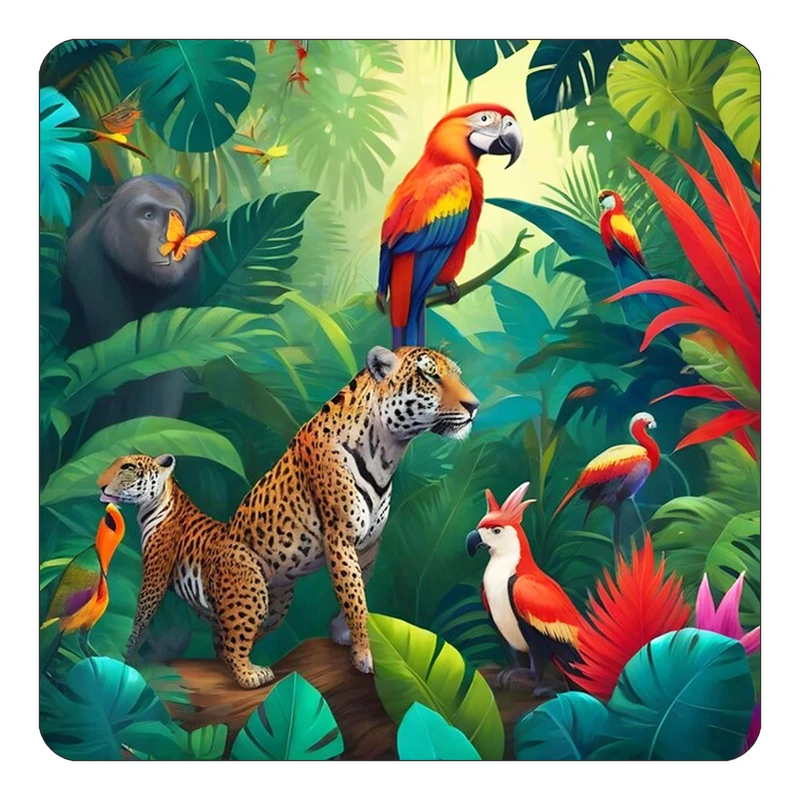 مگنت کاکتی طرح حیوانات رنگی مدل mp26460