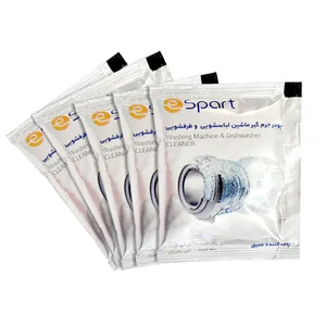 پودر جرم گیر ماشین لباسشویی e اسپارت مدل E101  وزن 50 گرم بسته 5 عددی