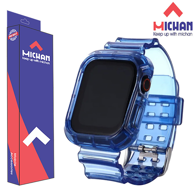 بند میچان مدل Glassy G-Shock مناسب برای ساعت هوشمند اسمارت واچ HK8 Pro Max / HK9 Pro Max / HK10 Pro Max