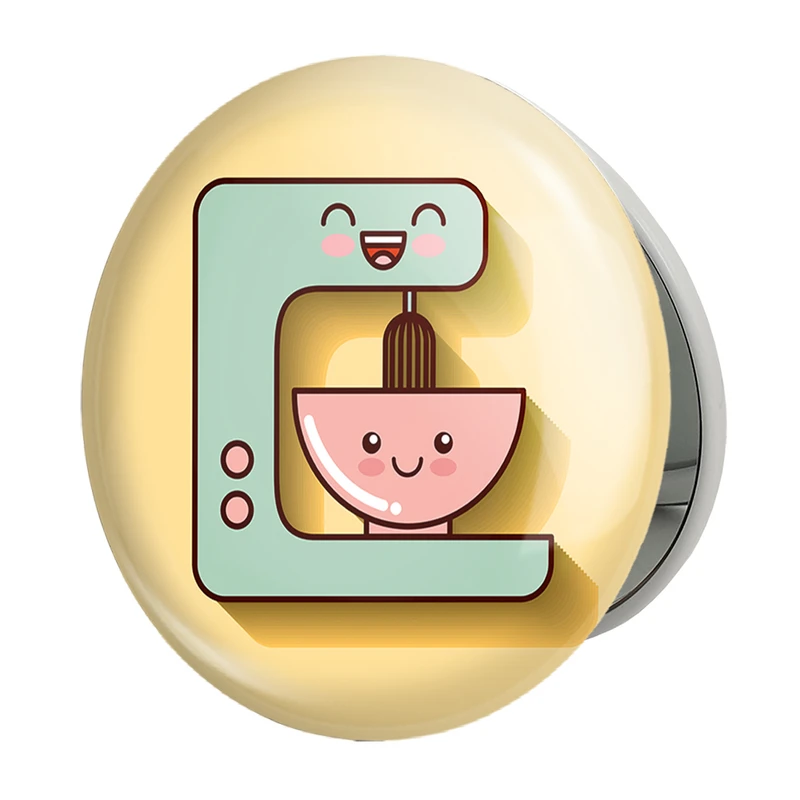 آینه جیبی خندالو طرح کاپ کیک مدل تاشو کد 28833