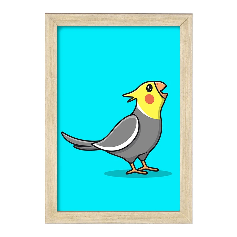 تابلو خندالو مدل حیوانات بامزه عروس هلندی کد 29639