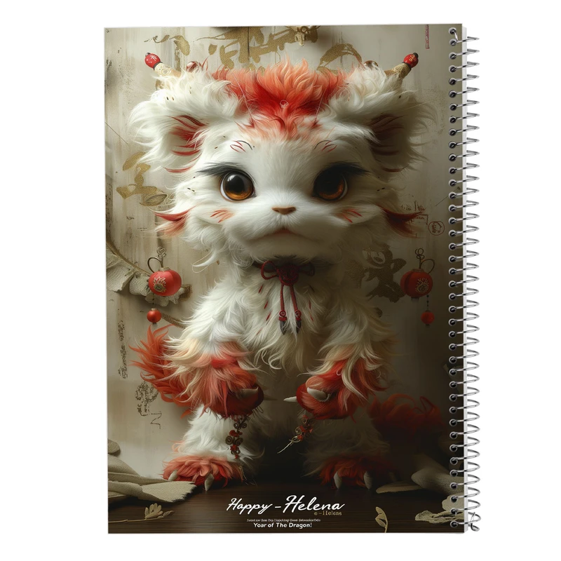 دفتر مشق 50 برگ مدوپد مدل اژدها کد DF16789